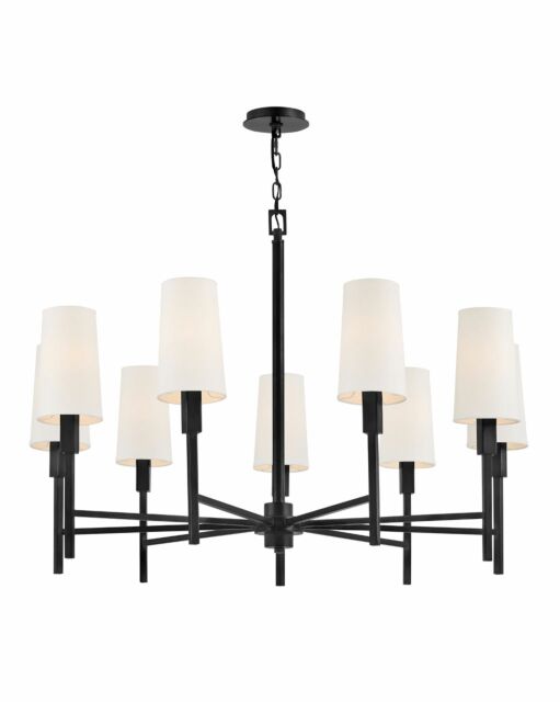 Fenwick 46456BK - Large Chandelier - Black