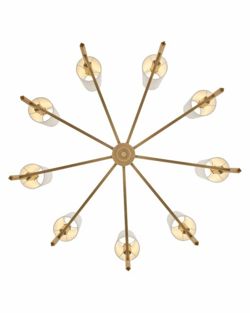 Fenwick 46456HB - Large Chandelier - Bronze