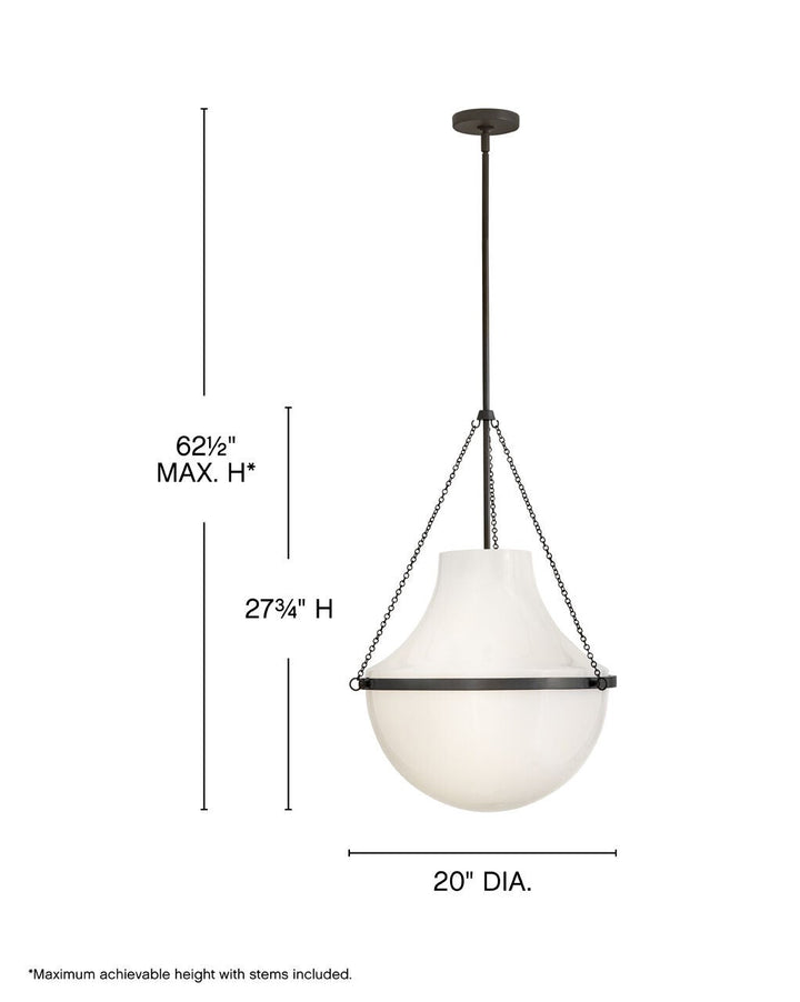 Collins 46894BX - Large Pendant - Black