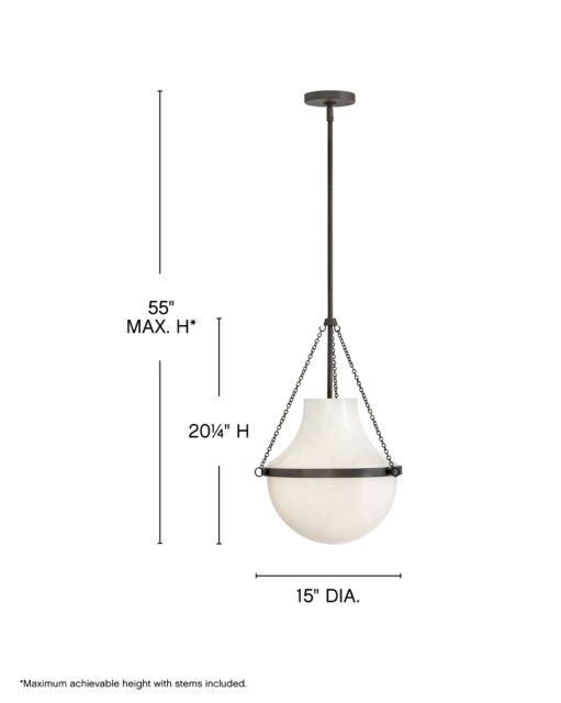 Collins 46897BX - Medium Pendant - Black