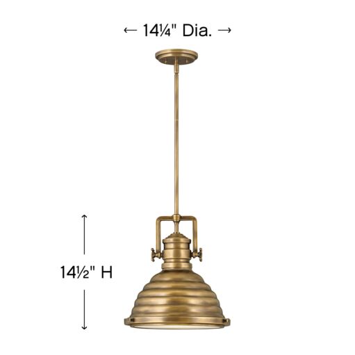 Keating 4697HB - Small Pendant - Copper