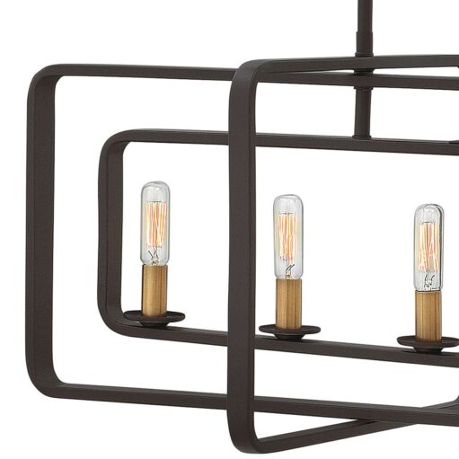 Quentin 4815KZ - Six Light Linear - Bronze