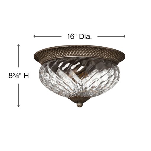 Plantation 4881PZ - Medium Flush Mount