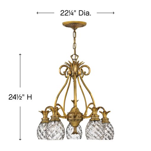 Plantation 4885BB - Medium Single Tier - Bronze