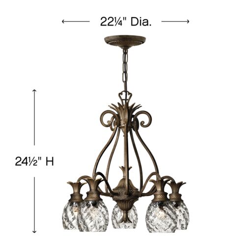 Plantation 4885PZ - Medium Single Tier - Bronze