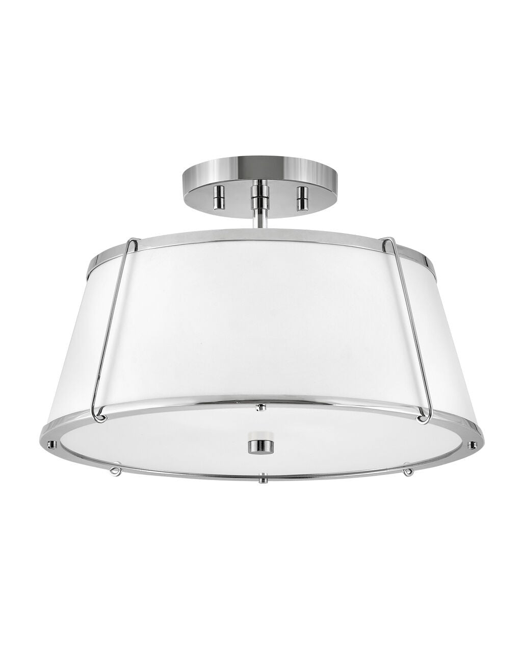 Clarke 4893PN - Medium Semi-Flush Mount