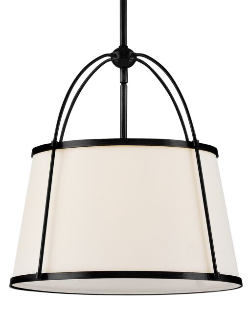 Clarke 4894BK  Large Drum Pendant - Black