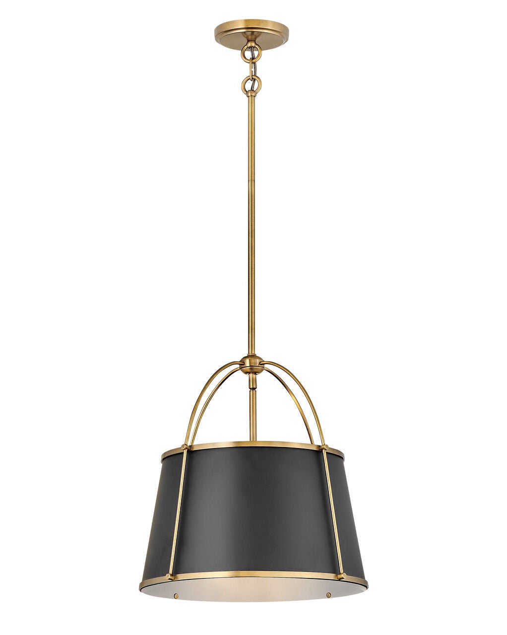 Clarke 4894WS - Large Drum Pendant - Black