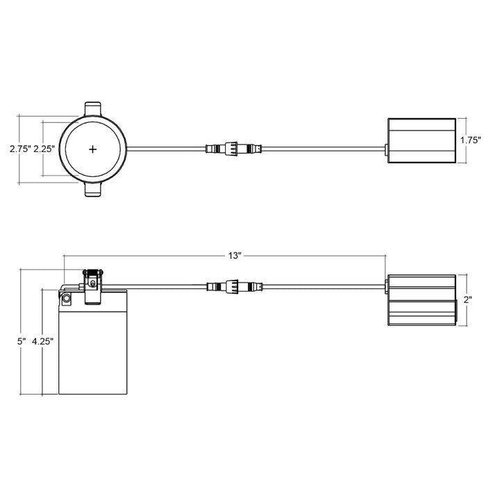 SnapTrim-Line: 3" Cylinder Downlight 5-CCT Selectable 15W - White