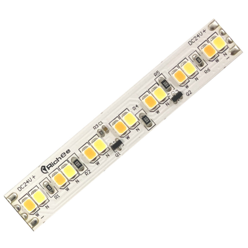 Richee Lighting - Dim To Warm Strip Tape Light, 24V, 5.4W, 16.4 ft