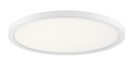 12' IN LED SURFACE MOUNT, 24W, 3CCT Selectable - White