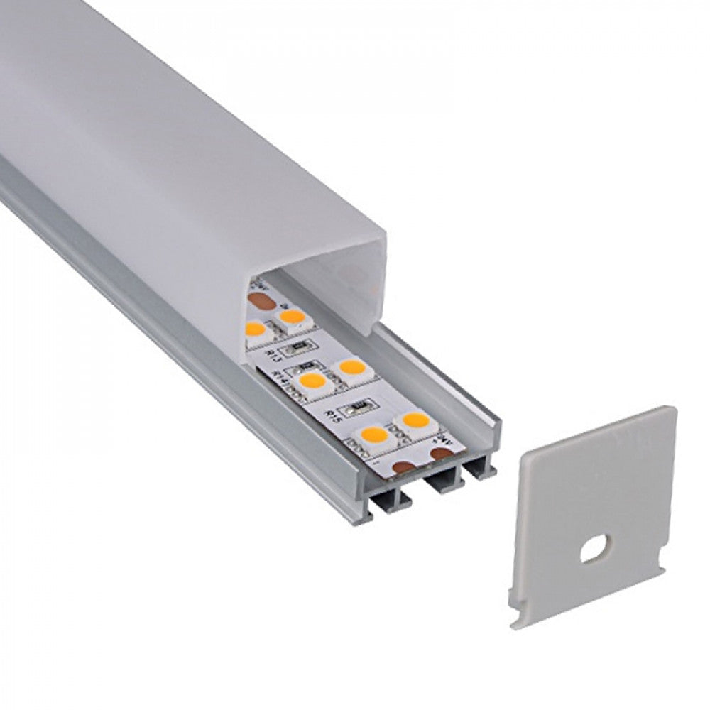 Richee Lighting - 3/4" Square Top Led Aluminum Channel