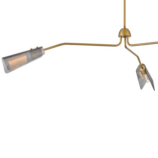 Altman 48303LCB  Extra Large Low Profile Chandelier - Bronze