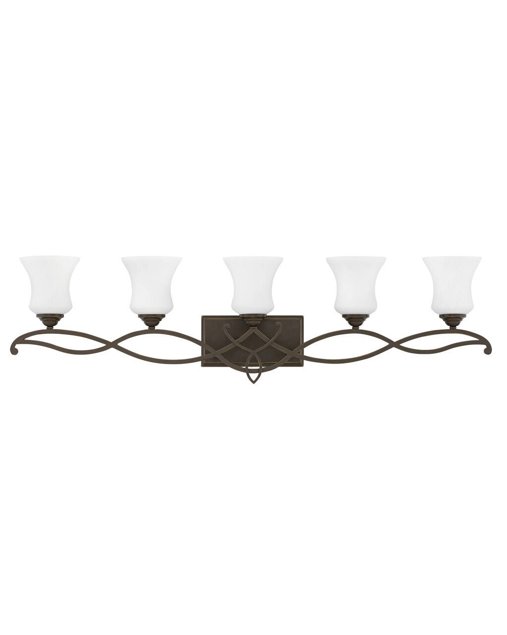 Brooke 5005OB - Five Light Vanity - Bronze