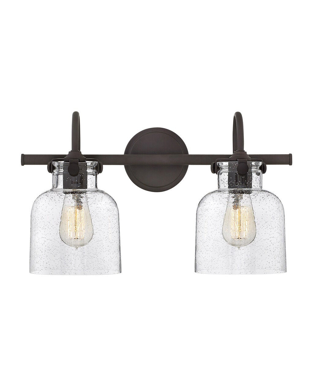 Congress 50122OZ - Cylinder Glass Two Light Vanity - Bronze