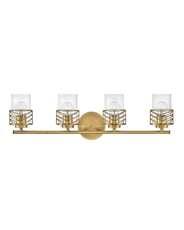 Della 50264LCB - Large Four Light Vanity - Bronze