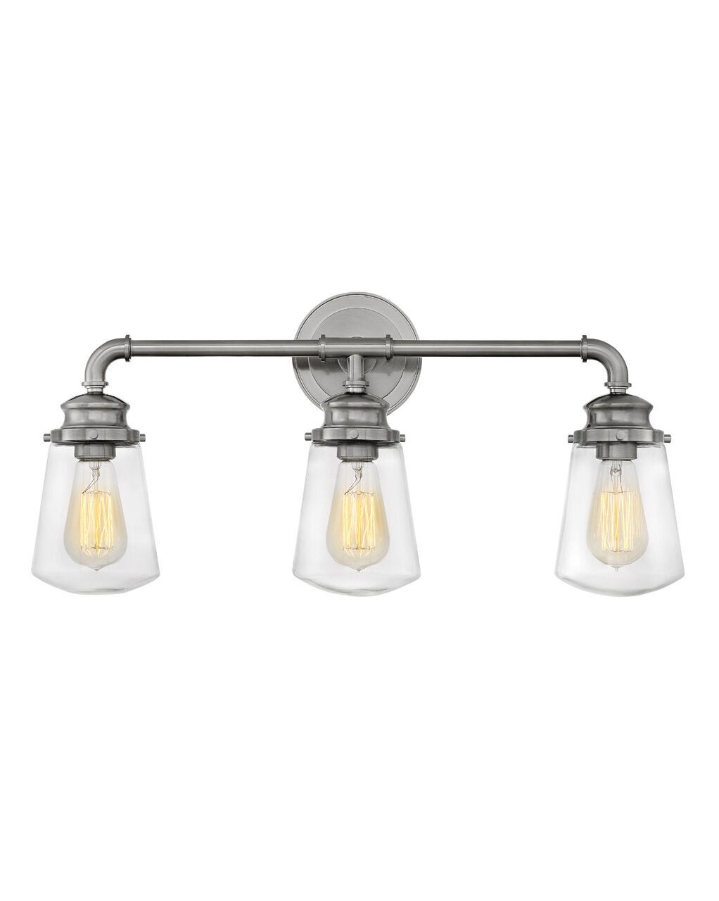 Fritz 5033BN - Three Light Vanity - Grey