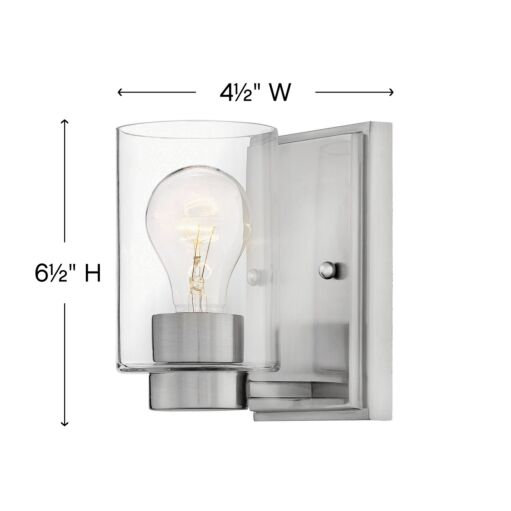 Miley 5050BN-CL - Single Light Vanity