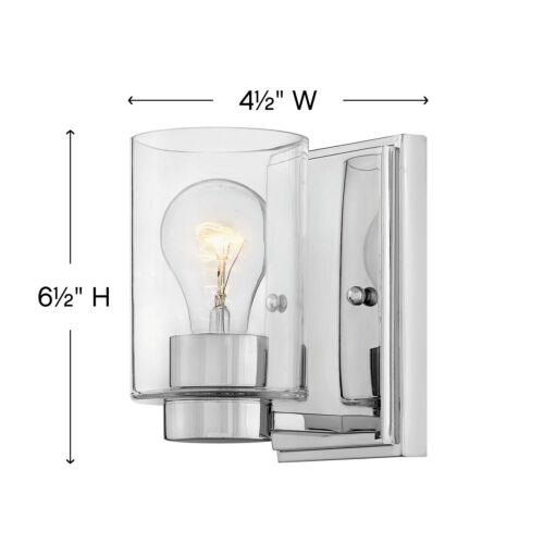 Miley 5050CM-CL - Single Light Vanity