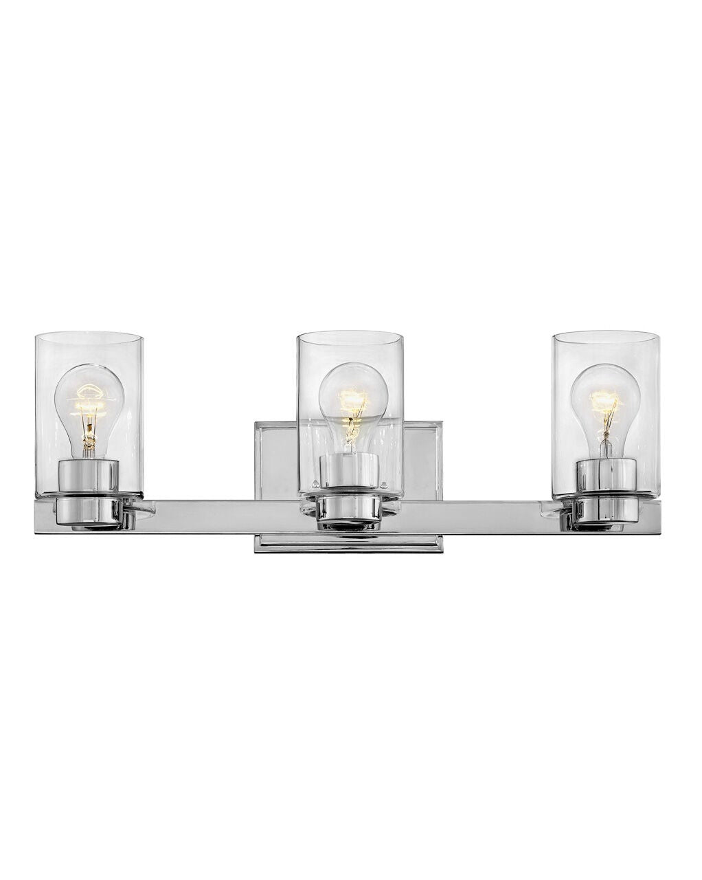 Miley 5053CM-CL - Three Light Vanity - Silver