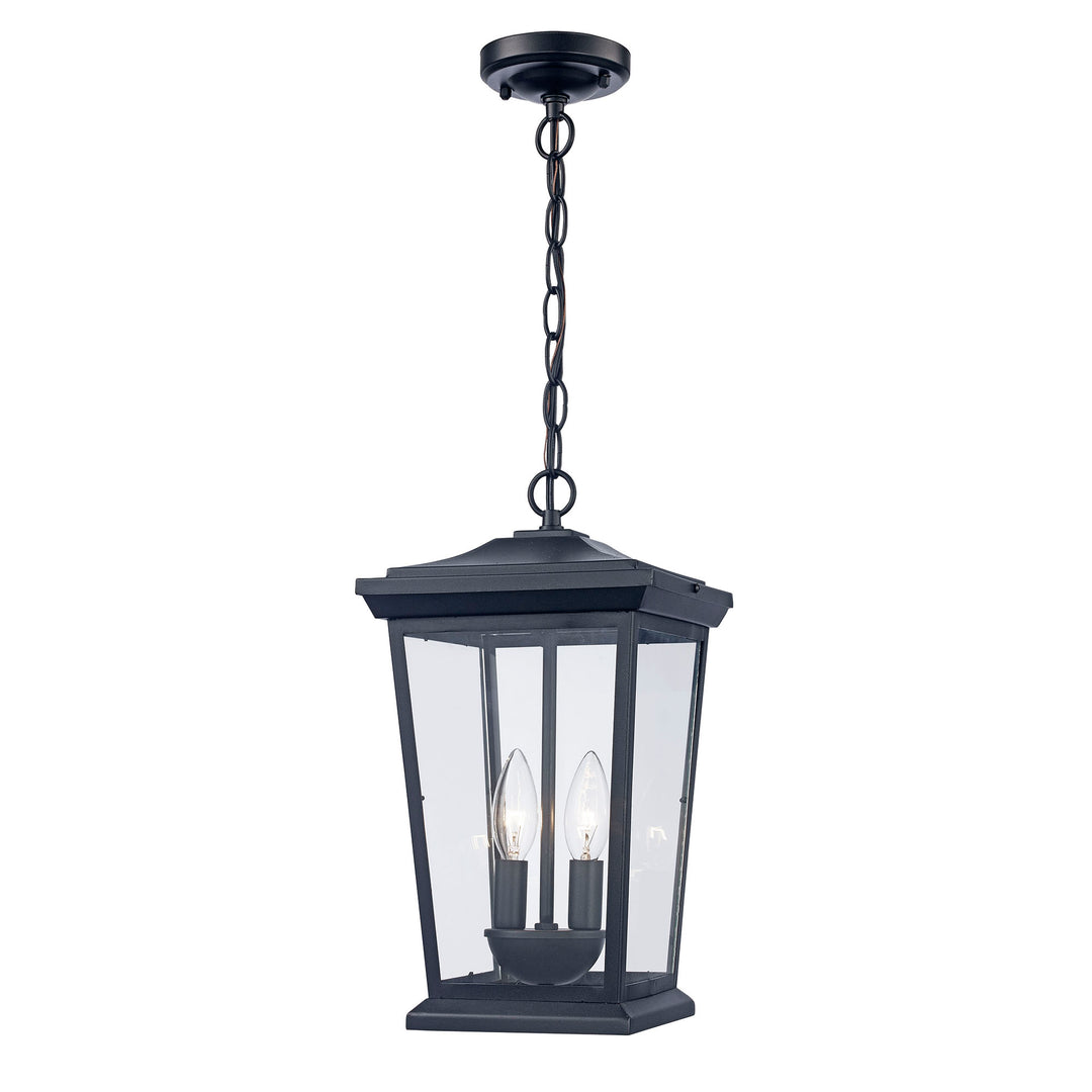 Turlock 17" Hanging Lantern - Black