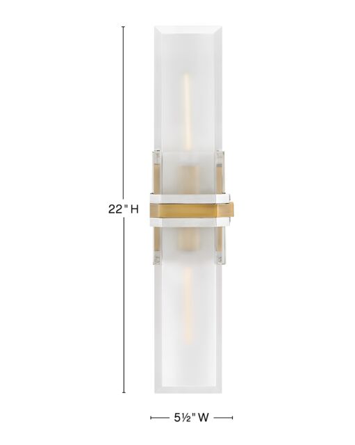 Kipton 50942PN-HB - Large Sconce