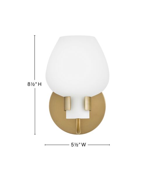 Sylvie 50950HB - Small Sconce