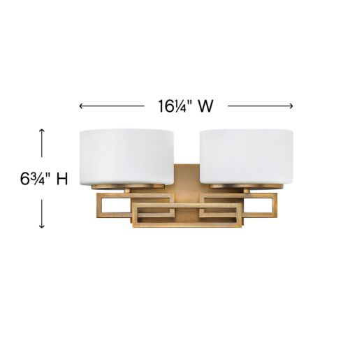 Lanza 5102BR - Two Light Vanity - Bronze