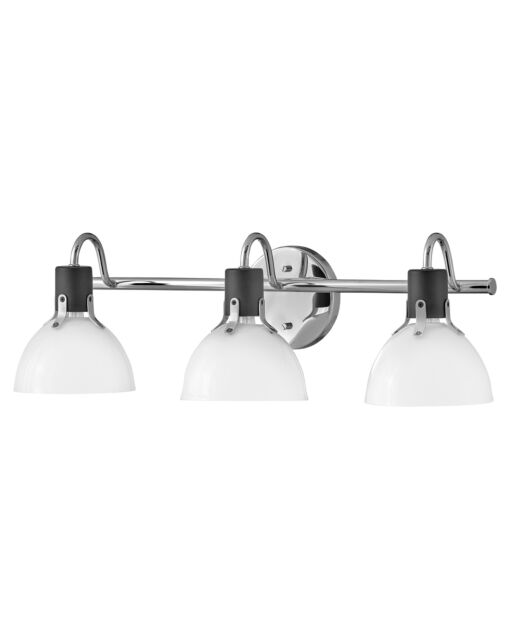 Argo 51113CM - Medium Three Light Vanity - Silver