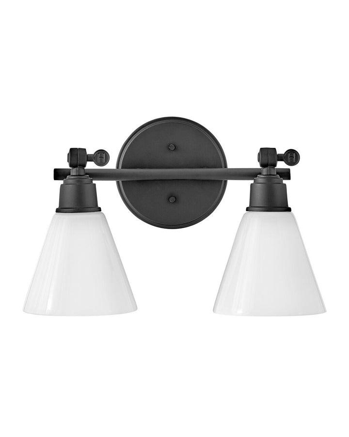 Arti 51182BK - Small Adjustable Two Light Vanity - Black