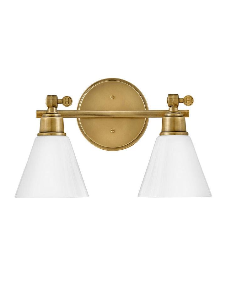 Arti 51182HB -Small Adjustable Two Light Vanity - Copper