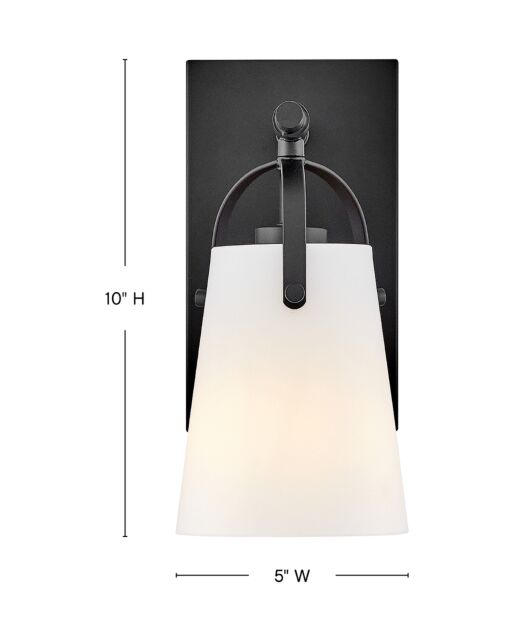 Foster 5130BK - Medium Sconce