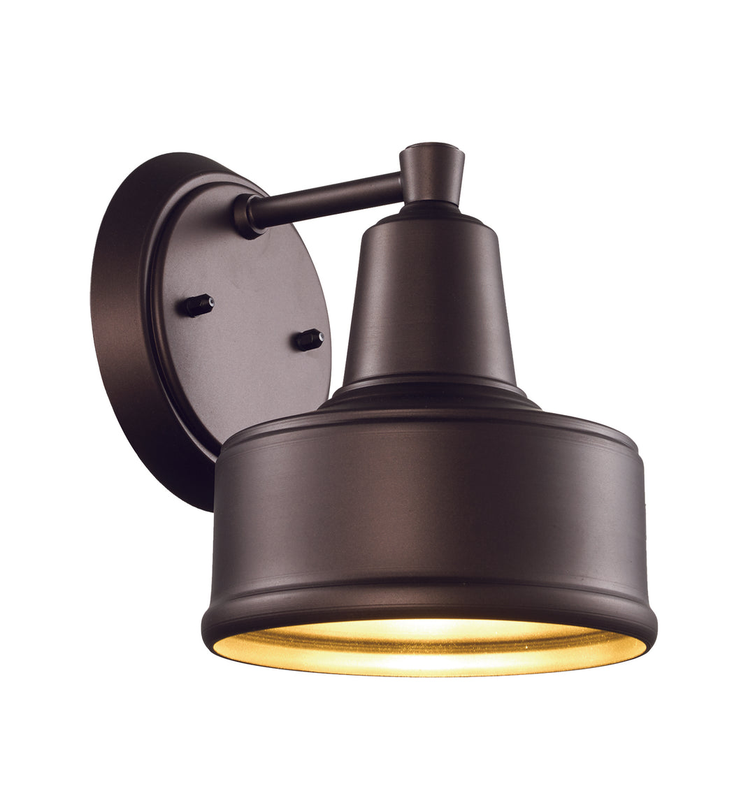 Channing Collection Modern Farmhouse Barn-style Outdoor Wall Light - Bronze