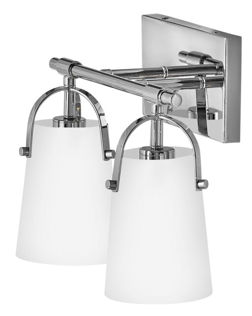 Foster 5132CM - Two Light Vanity - Silver