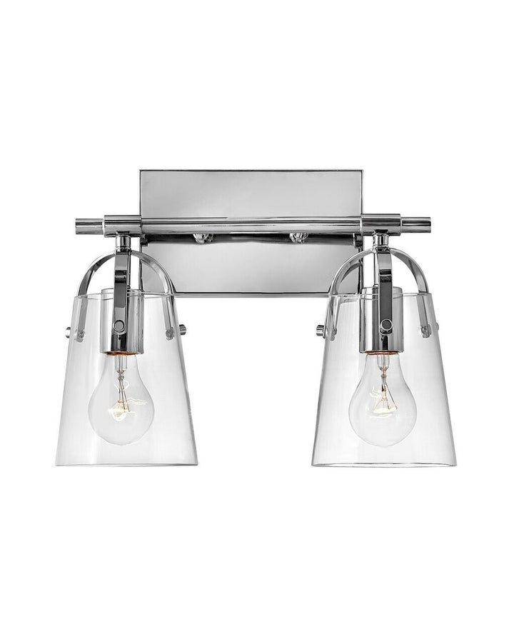 Foster 5132CM - Two Light Vanity - Silver