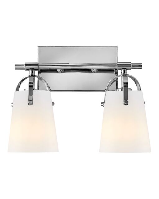 Foster 5132CM - Two Light Vanity - Silver