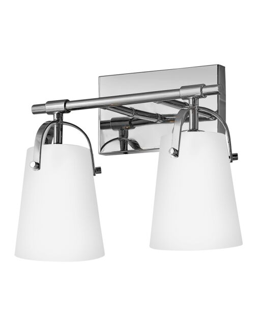 Foster 5132CM - Two Light Vanity - Silver