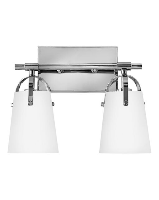 Foster 5132CM - Two Light Vanity - Silver