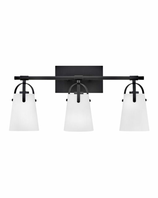 Foster 5133BK-OP New Medium Three Light Vanity - Black