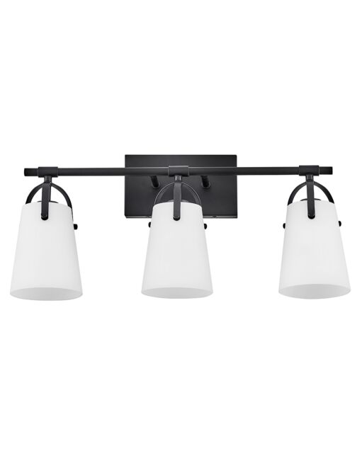 Foster 5133BK-OP New Medium Three Light Vanity - Black