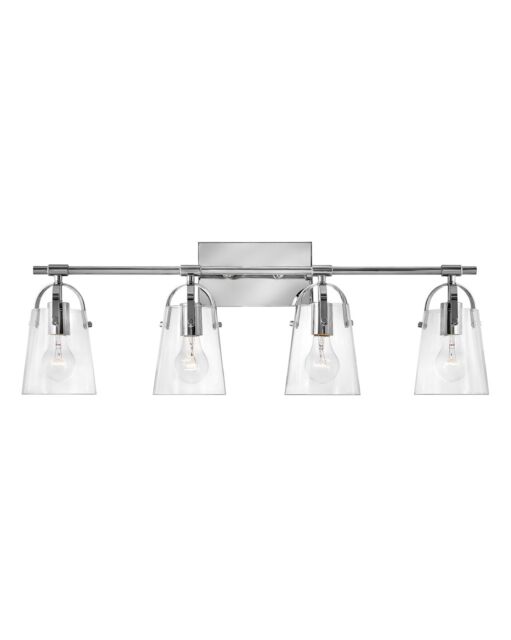 Foster 5134CM Four Light Vanity - Chrome