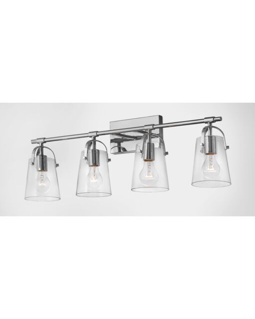 Foster 5134CM Four Light Vanity - Chrome