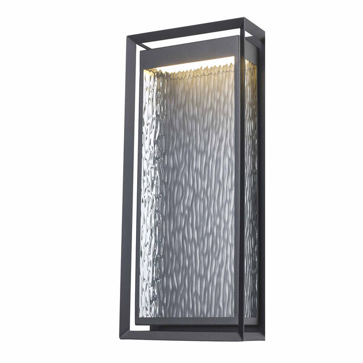 Outdoor LED Wall Sconce -  Black