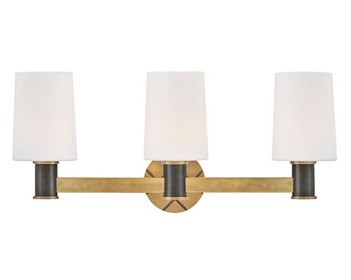 Declan 51373HB-BX  Medium Three Light Vanity - Bronze