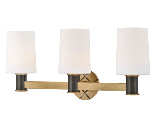 Declan 51373HB-BX  Medium Three Light Vanity - Bronze