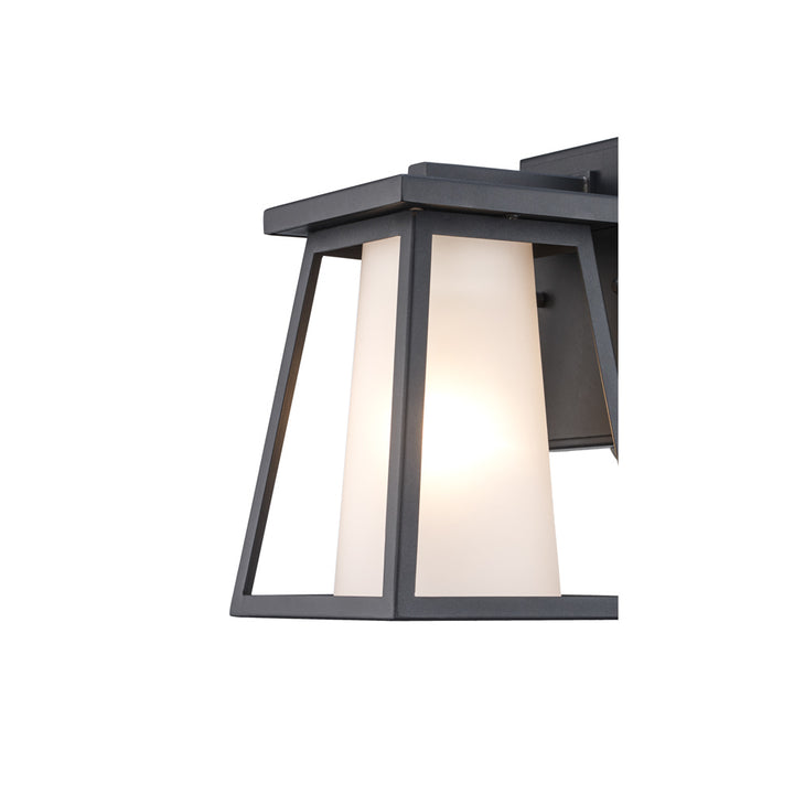 1 Lt Wall Lantern Inner - Black