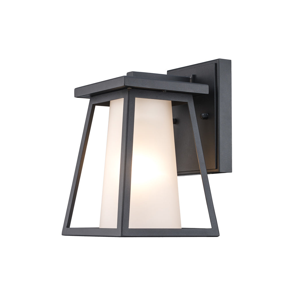 1 Lt Wall Lantern Inner - Black