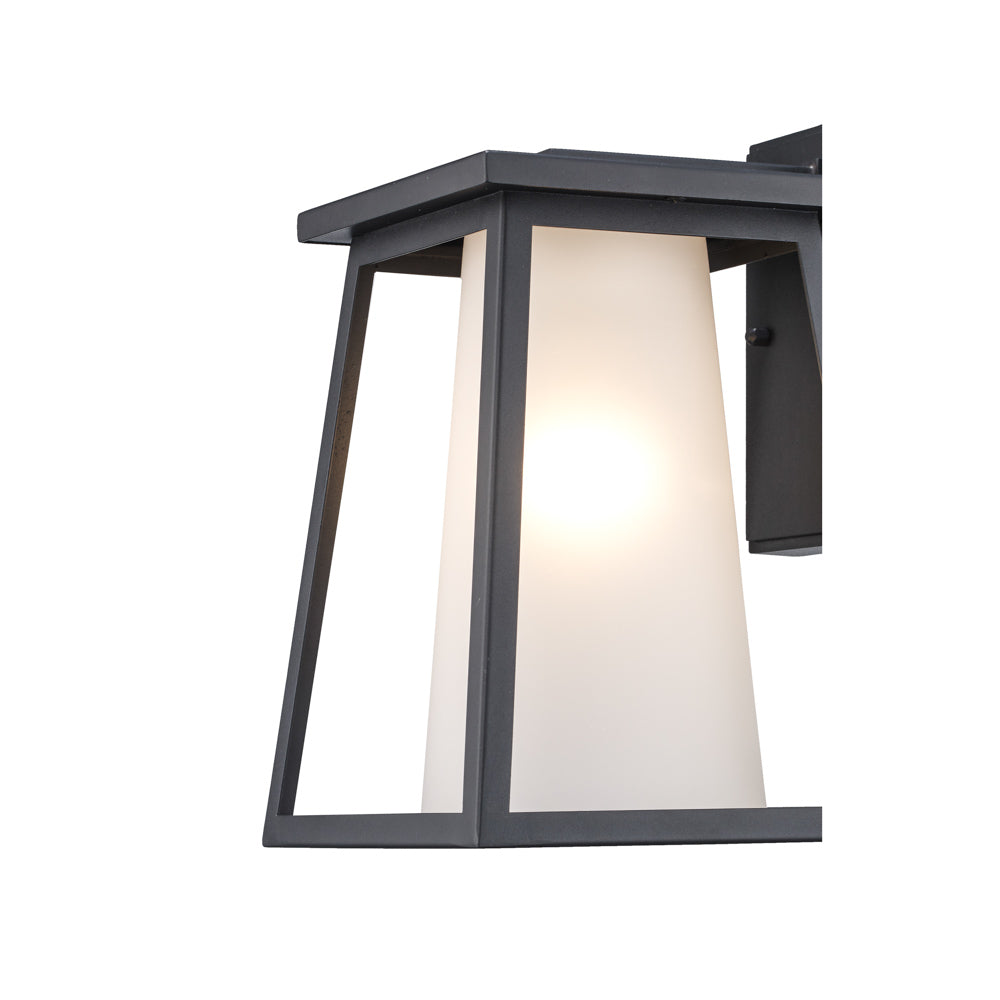 1 Lt Wall Lantern Inner - Black