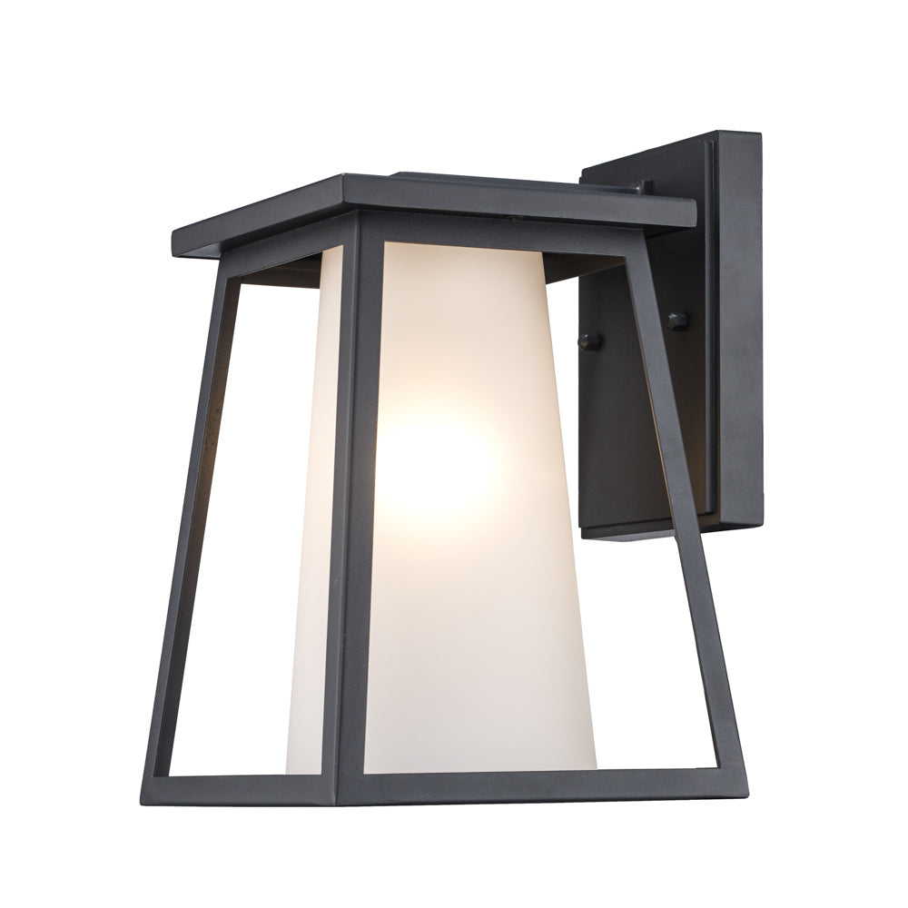 1 Lt Wall Lantern Inner - Black