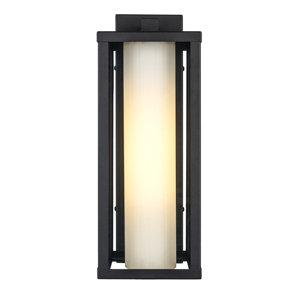 Lantern Med Frost- Black